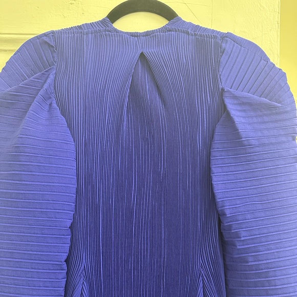 Beulah Style Royal Blue Special Occasion Midi Dress - Picture 9 of 9